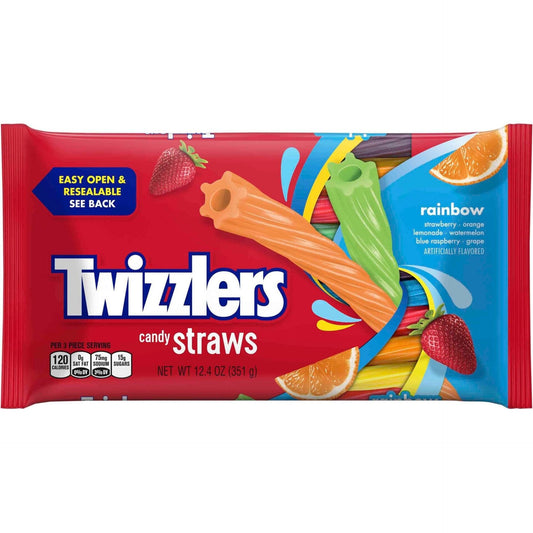 Twizzlers - Rainbow Twists Big Bag 12.4oz 351g