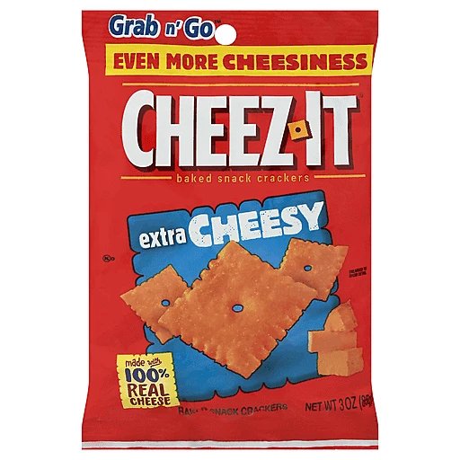 Cheez It Extra Cheesy 3oz (85g) Big Bag