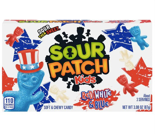 Sour Patch Theatre Box Red White Blue
