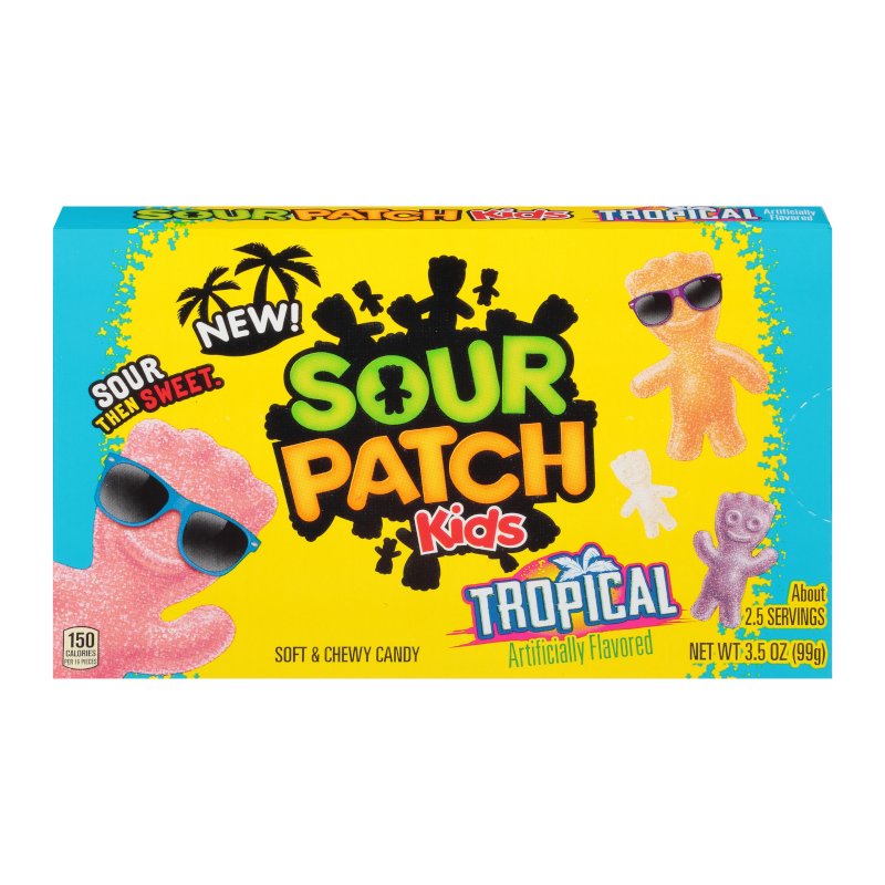 Sour Patch Kids Tropical Theatre Box 3.5oz (99g)