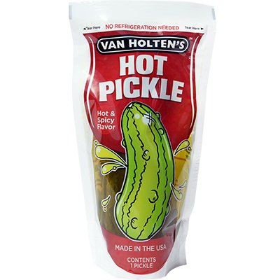 Van Holtens Large Pickle - Hot & Spicy