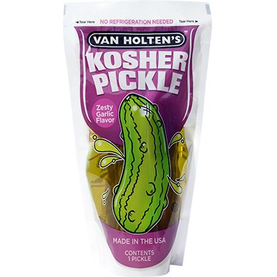 Van Holtens Jumbo Pickle - Kosher Garlic
