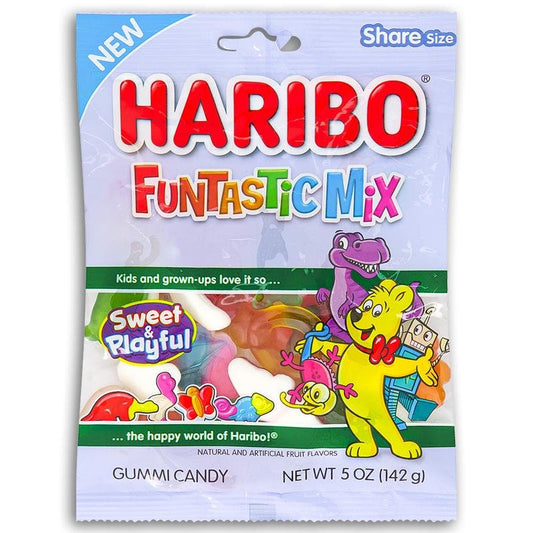 USA Haribo Funtastic Mix Peg Bag 5oz