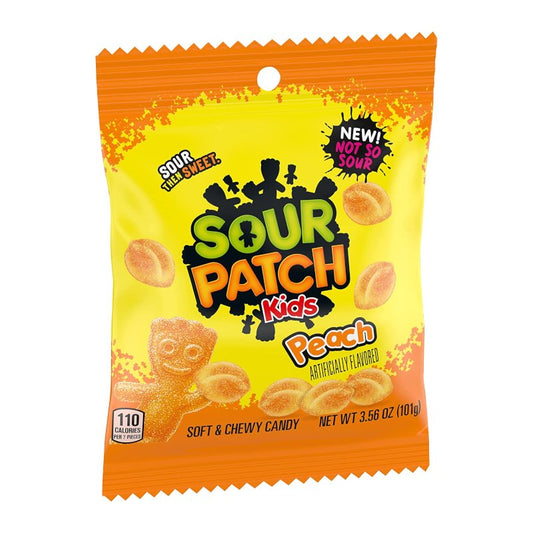 Sour Patch Kids Peach Peg Bag 3.56oz (101g)